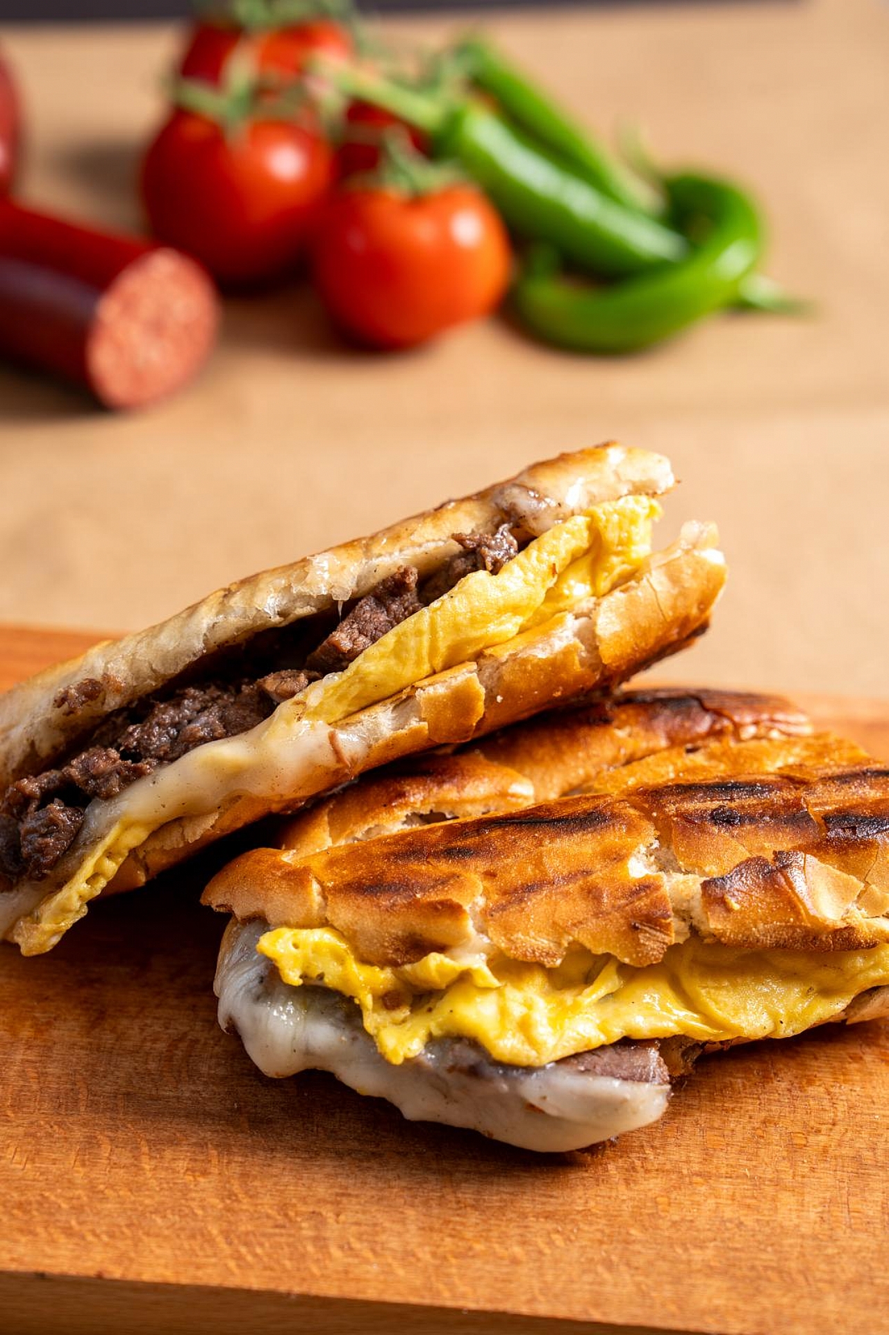 YUMURTALI KAVURMALI TOST